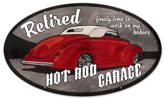Retired Hot Rod Garage 14 x 24