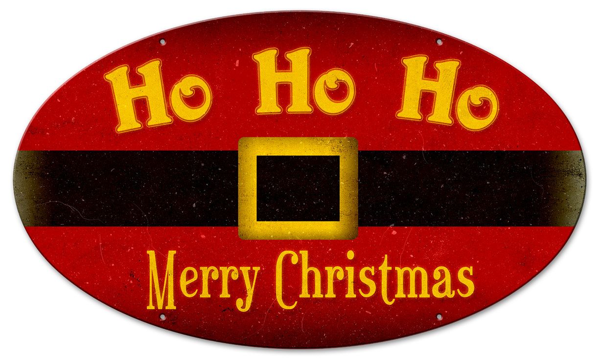 Ho Ho Ho Merry Christmas 24 x 14
