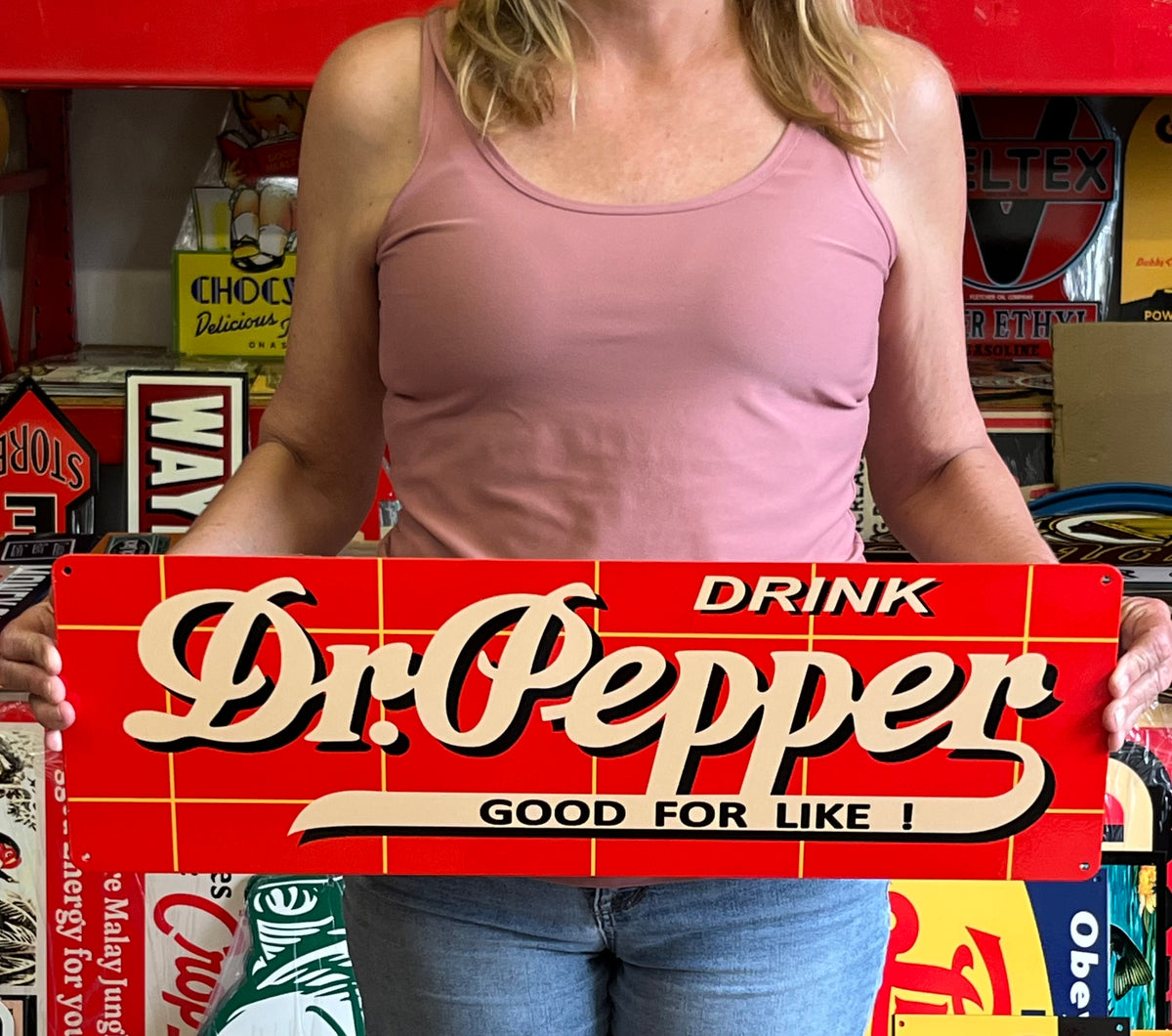 Dr Pepper Vintage Style Metal Sign