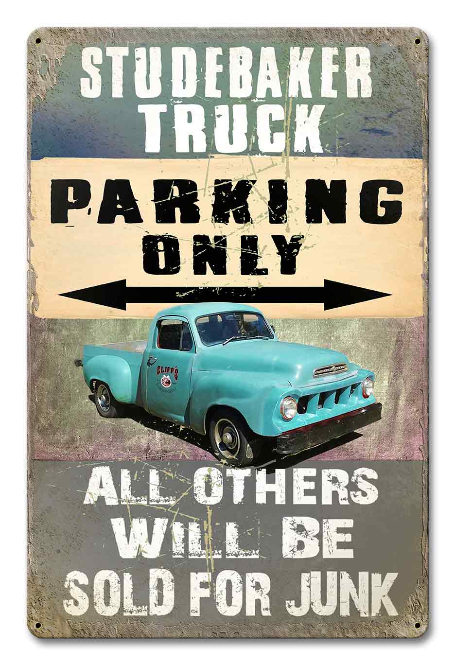 Studebaker Truck Parking 12 x 18