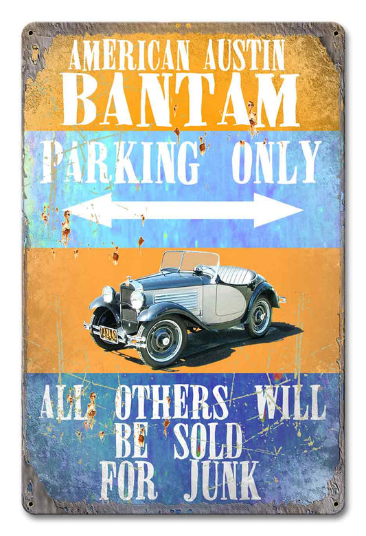 American Austin Bantam Parking 12 x 18