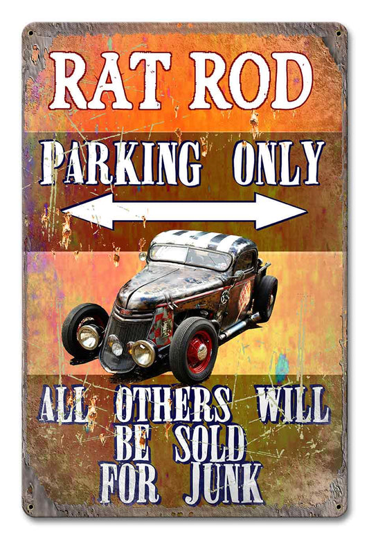Rat Rod Parking 12 x 18