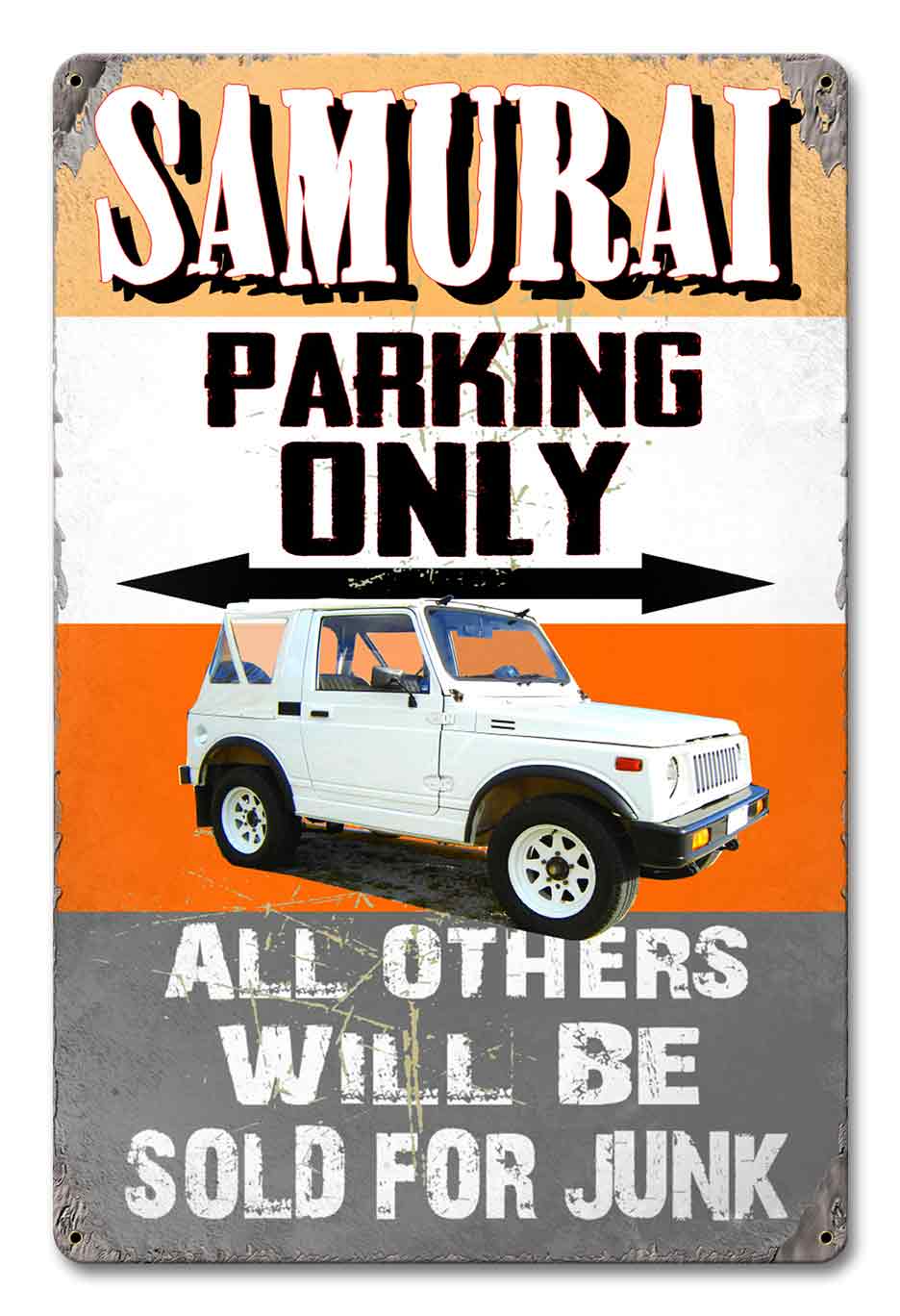 Samurai Parking 12 x 18