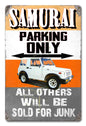 Samurai Parking 12 x 18