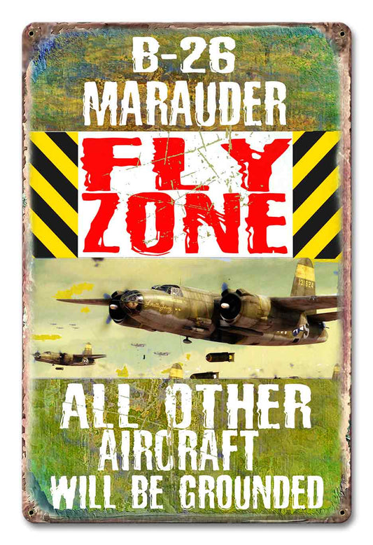 B-26 Marauder Fly Zone 12 x 18