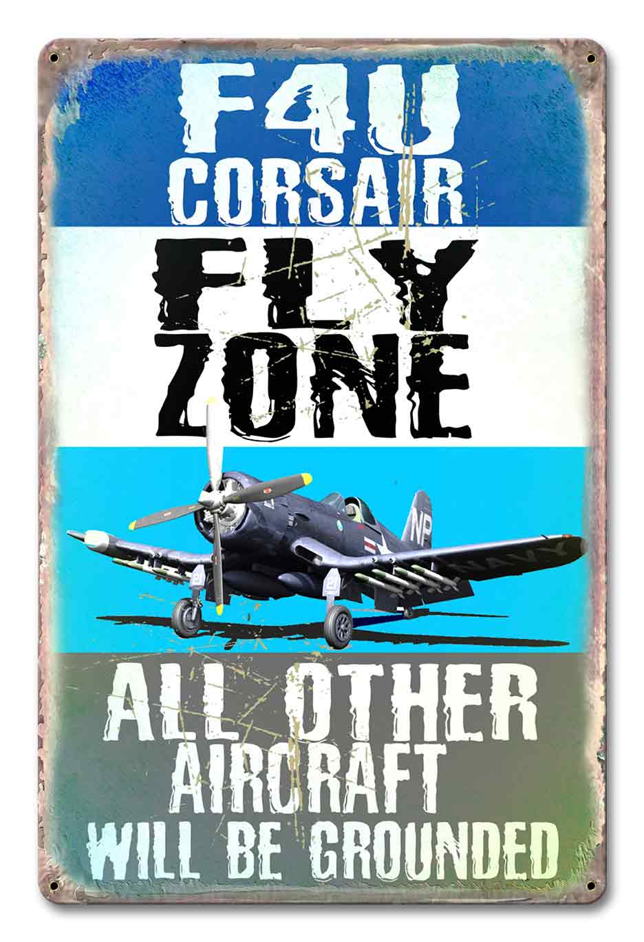F-4U Corsair Fly Zone 12 x 18