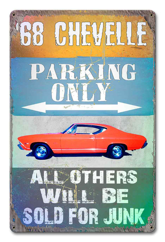 68 Chevelle Parking 12 x 18