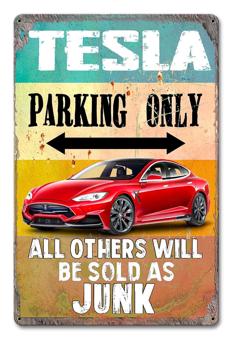 Tesla Parking 12 x 18