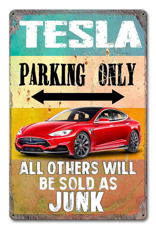 Tesla Parking 12 x 18
