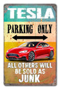 Tesla Parking 12 x 18