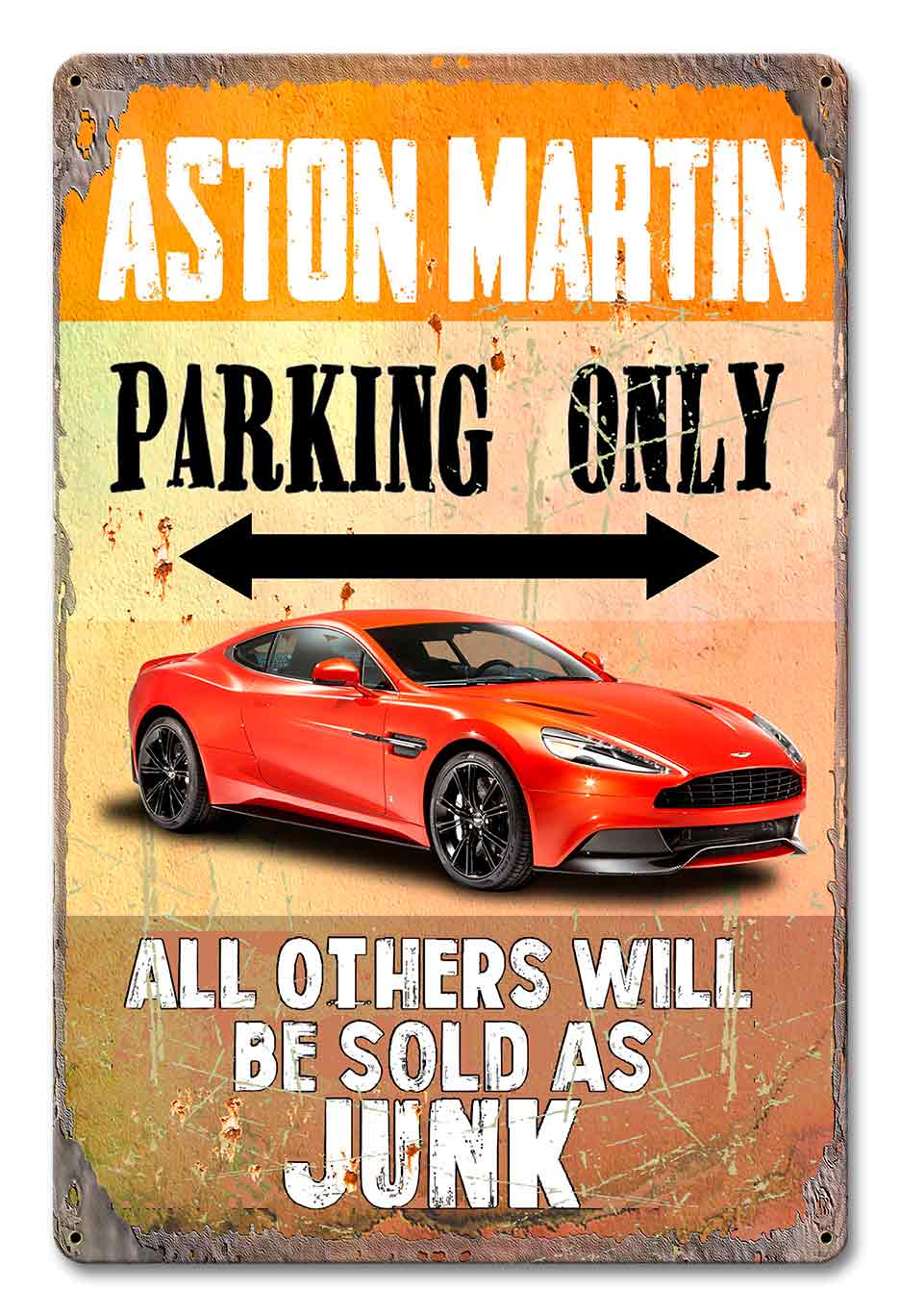 Aston Martin Parking 12 x 18