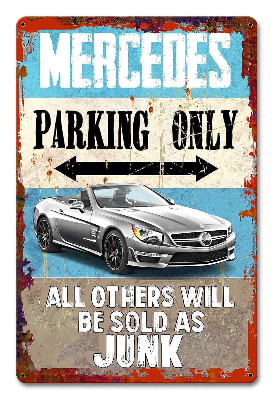 Mercedes Parking 12 x 18