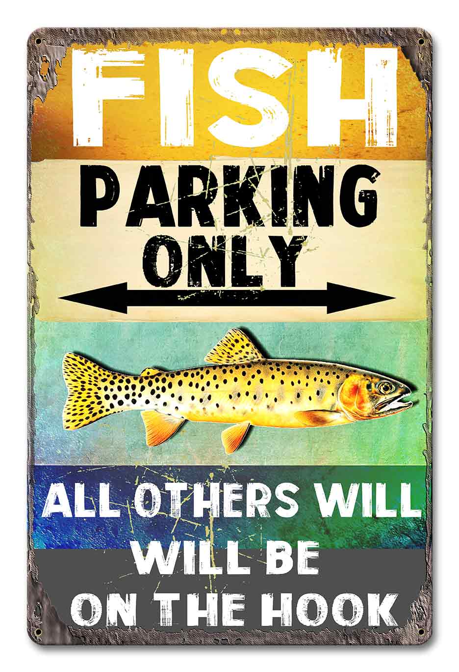 Fish Parking 12 x 18