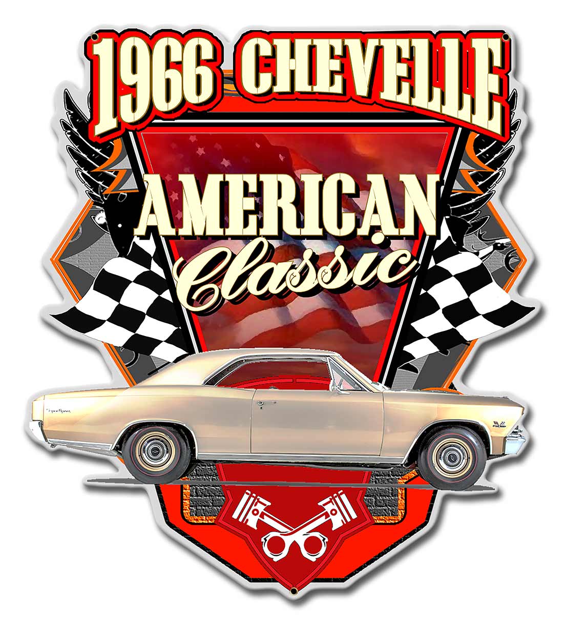 66 Chevelle American Classic 14 x 16