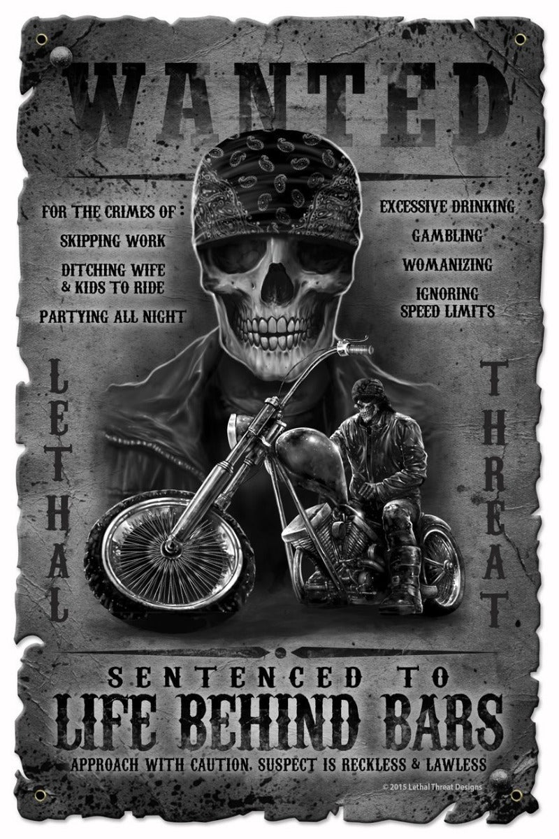 Life Behind Bars 12 x 18