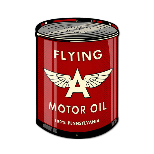 Flying A Oil Can 14 x 20
