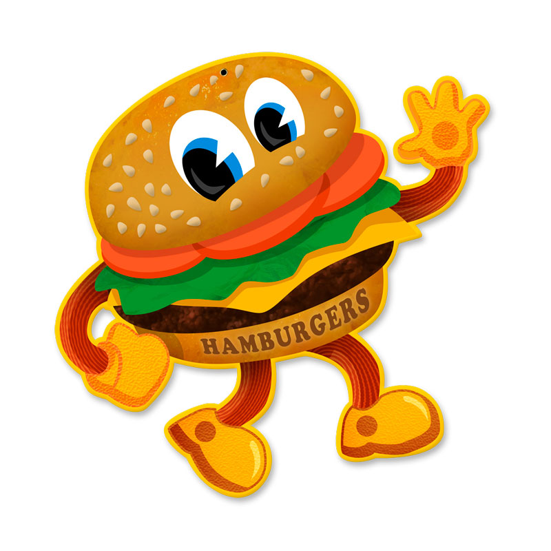 Hamburger 12 x 12