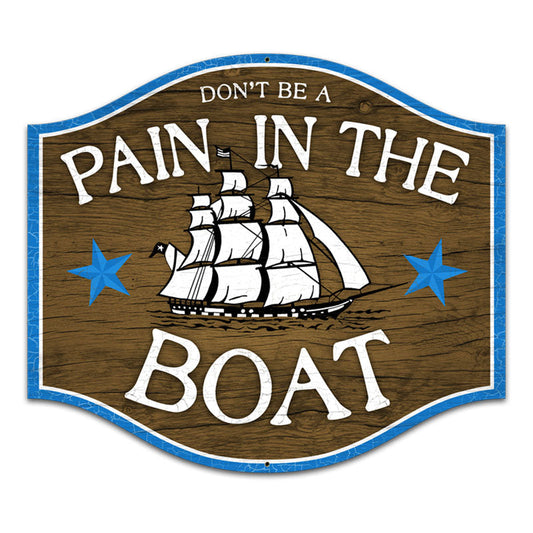 Pain In The Boat 18 x 18