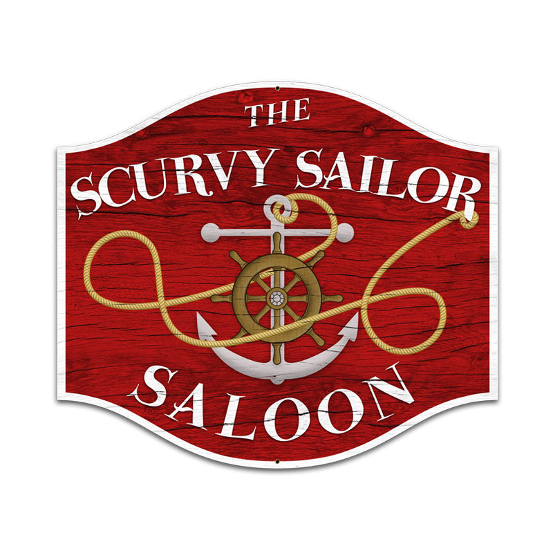 Scurvy Sailor Saloon 18 X 12