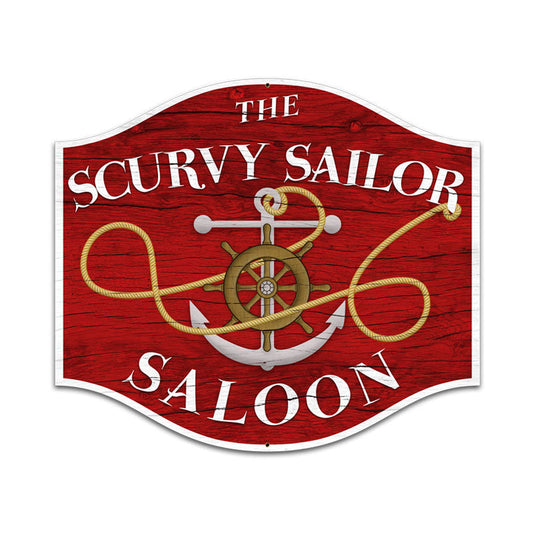 Scurvy Sailor Saloon 18 X 12