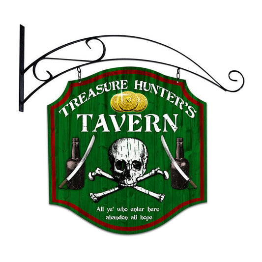 Treasure Hunter Double Sided W/Hanger 20 x 20