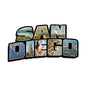 San Diego Landmarks 28 x 15