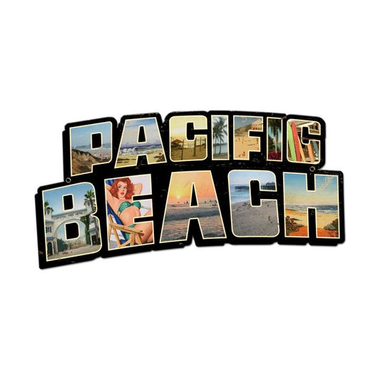 Pacific Beach Landmarks 28 x 15