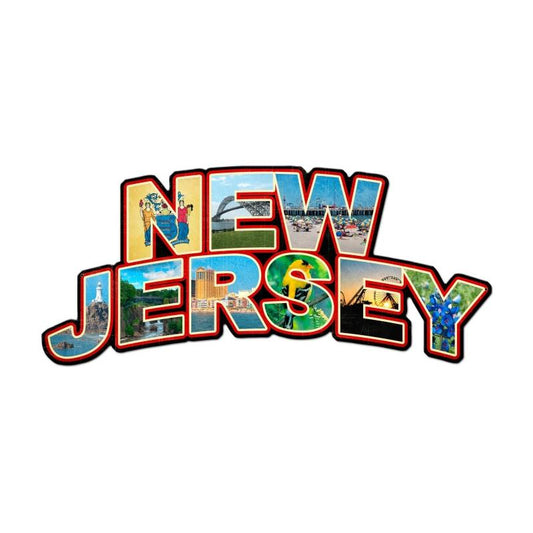 New Jersey Landmarks 28 x 13