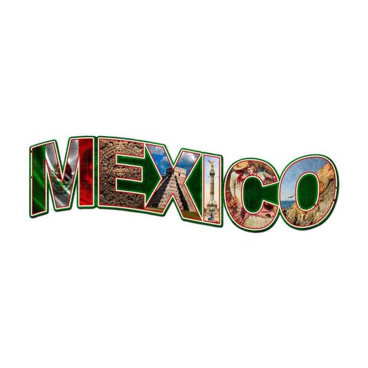 Mexico Landmarks 28 x 9