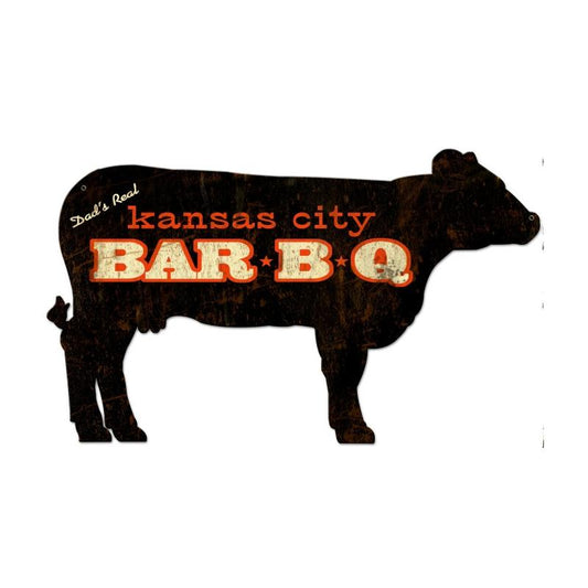 Kansas City Bbq Cow 28 x 16