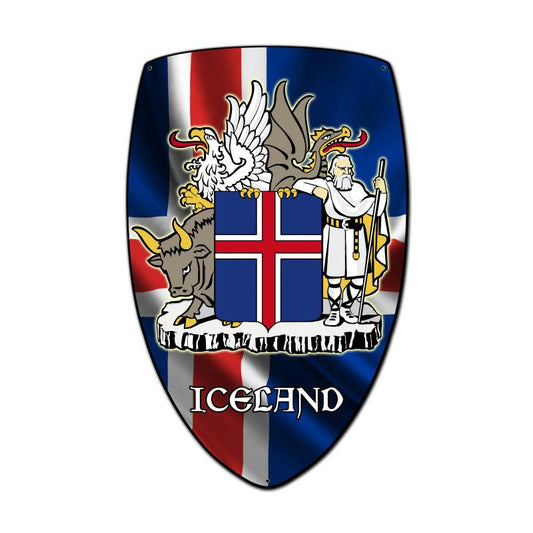 Iceland Shield 21 x 32