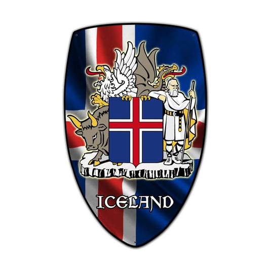 Iceland Shield 15 x 24