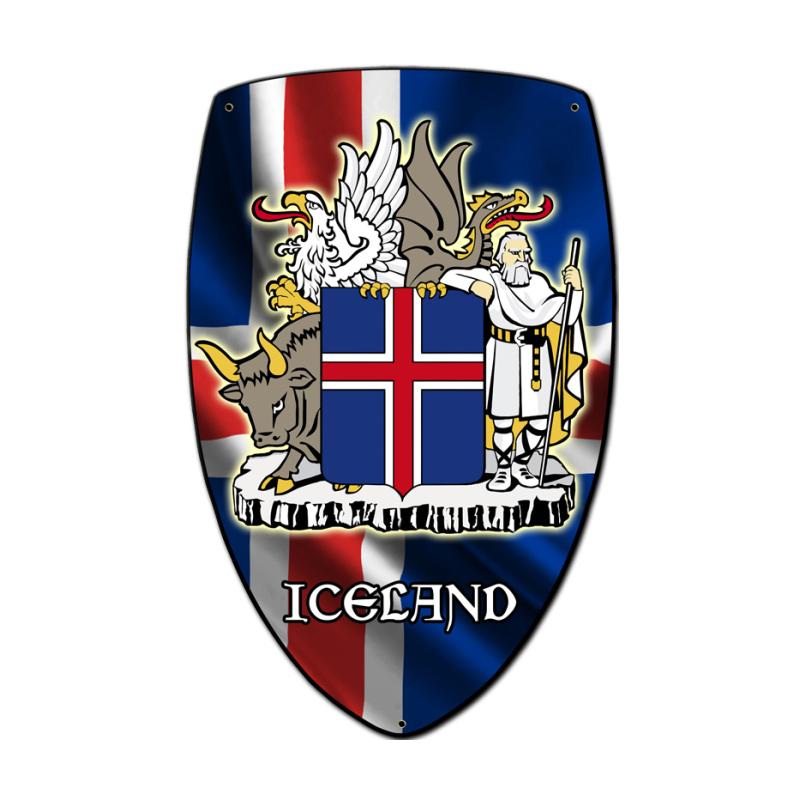 Iceland Shield 7 x 10