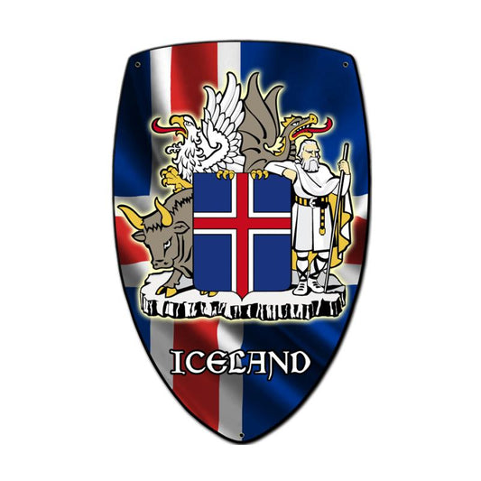 Iceland Shield 7 x 10