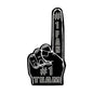 #1 Team Finger Black White 10 X 20