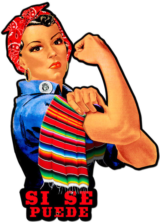 Mexican Rosie Si Se Peude 23 x 16