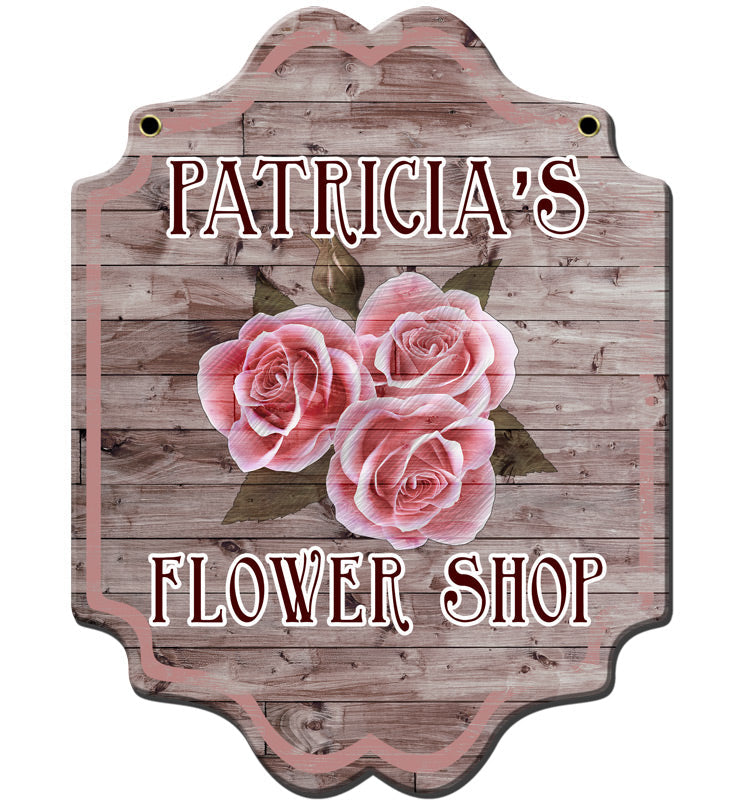 Flower Shop Personalized 22 x 26