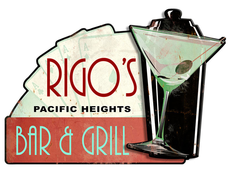 Bar & Grill Personalized 22 x 15