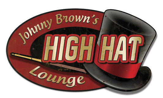High Hat Lounge Personalized 22 x 14