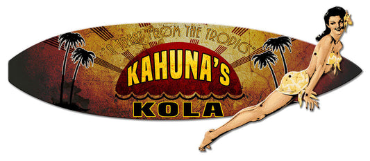 Kahuna Kola Vintage Style Metal Sign 23 x 20