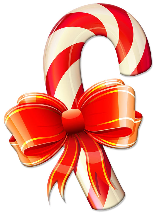 Candy Cane Ribbion 16 x 12