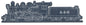 Train Blue Print 4-4-0 25 x 6