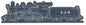 Train Blue Print 4-4-0 32 x 8