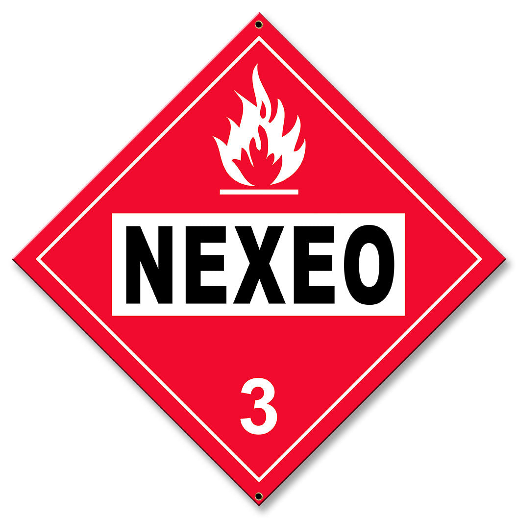 Nexeo Flammable Placard 14 X 14