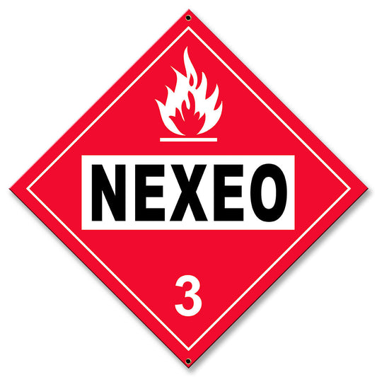Nexeo Flammable Placard 14 X 14