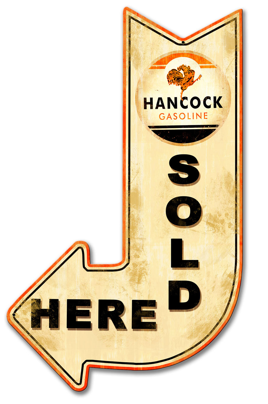 Hancock Sold Here Arrow 15 x 24
