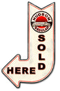 Hudson Sold Here Arrow 15 x 24