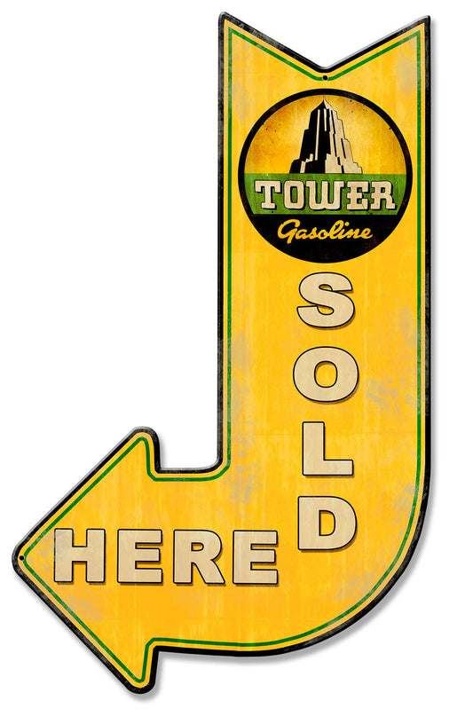 Tower Sold Here Arrow 15 x 24