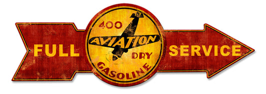 Full Service 400 Aviation Dry Gasoline 32 x 11