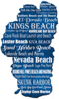 Lake Tahoe Beaches 16 x 24